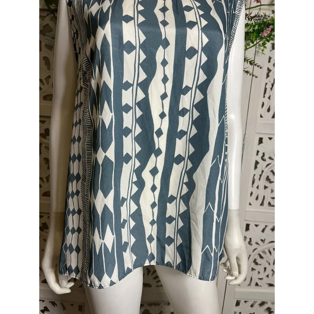Anthropologie Dolan Women’s Astoria Twist Back Aztec Sleeveless Top Size XL - Picture 4 of 11